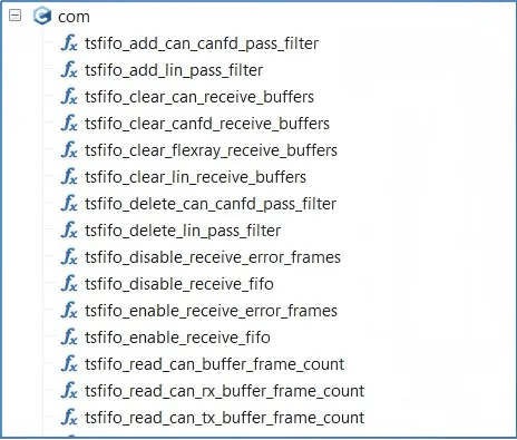 FIFO-функции TSMaster: эффективный способ чтения сообщений